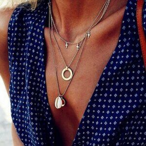 🌟Boho multi necklace chain jewelry